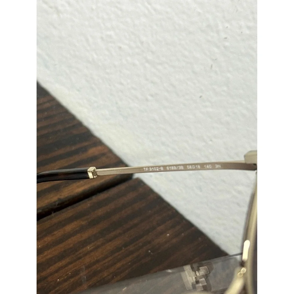 Tiffany & Co. TF 3102-B 6169/38 Womens Arista Gold Sunglasses Butterfly Full Rim